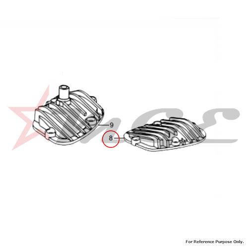 Tappet Cover, Silver For Royal Enfield - Reference Part Number - #814003
