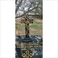 Black Headstone Graveyard Monuments