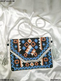 Designer Handmade Boho Beaded Bag