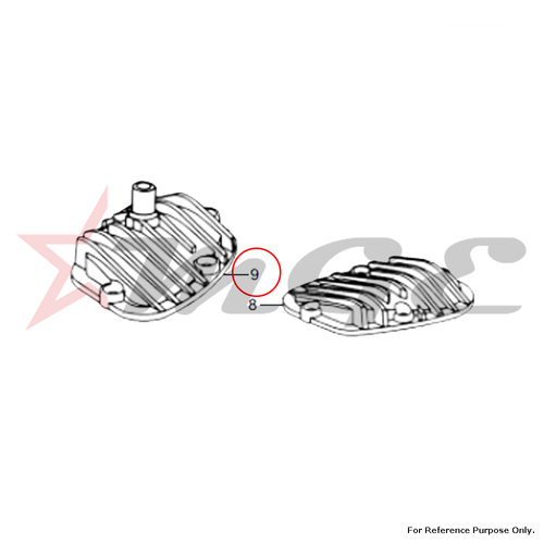 Rocker Cover, Inlet For Royal Enfield - Reference Part Number - #814002, #500167