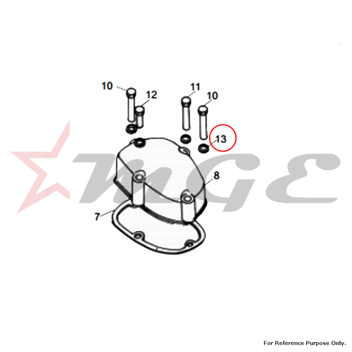 Washer For Royal Enfield - Reference Part Number - #586071/A