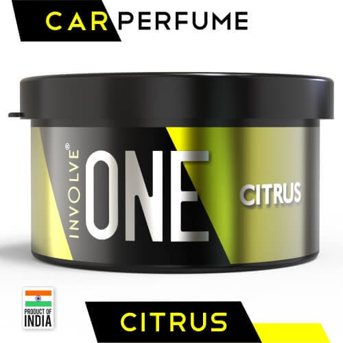 Involve ONE Organic Car Perfume - Citrus Fragrance Organic Car Air Freshener