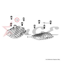 Screw, Rocker Cover For Royal Enfield - Oem Part #500355 | Material As Per Photo, Fits 350cc Bullet & 500cc Machismo/thunderbird