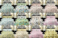 Cotton Bedsheet Set - 90x100 Cm With 2 Pillow Covers 18x28 Cm | 100% Pure Cotton, Quick Dry, Multicoloured Printed Design, Suitable For Home And Hotels