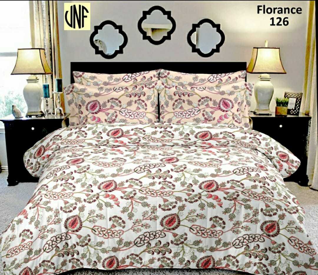 COTTON BED SHEETS/GLACE COTTON BED SHEETS/BLOCK PRINT BEDSHEET/ROTARY RUNNING PRINT BEDSHEET