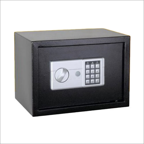 Electronic Safe Locker Box - Color: Black