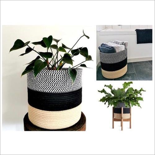 Designer Braided Basket ( Home Decor) Depth: 30  Centimeter (Cm)