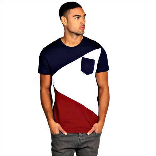 Mens Color Block T Shirt