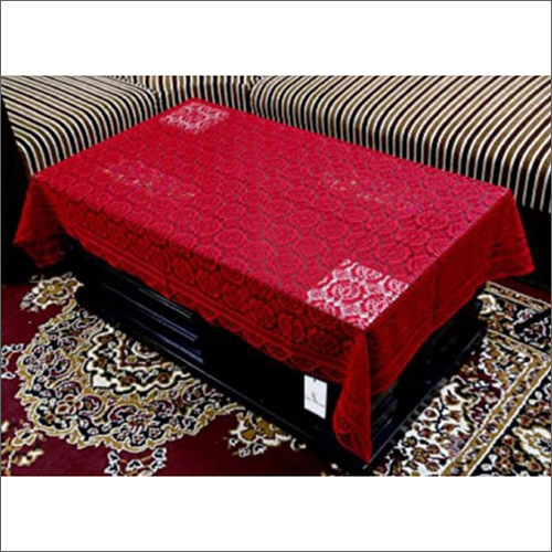 Red Crosia Table Cover