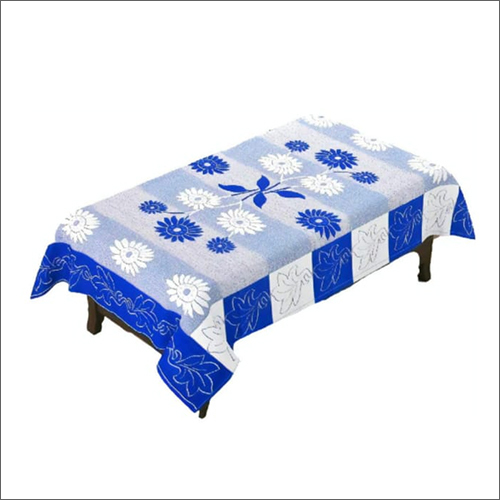 Blue And White Red Crosia Table Cover