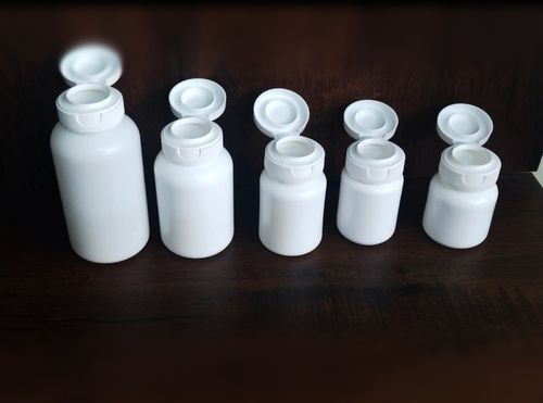 Tablet Container With Flip Top Cap