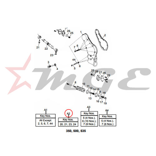 As Per Photo Oil Pump Kit For Royal Enfield - Reference Part Number - #112147