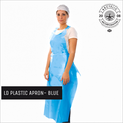 Plastic Blue Apron By ARCTELIC INC