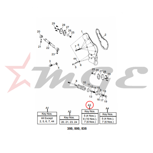 Timing Screw Kit (Inches) - CL For Royal Enfield - Reference Part Number - #597356