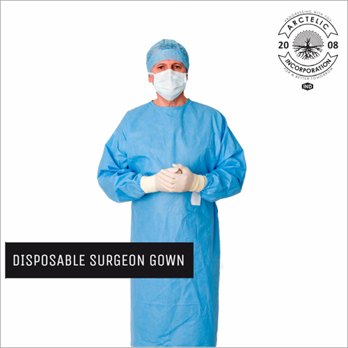 Blue Disposable Surgeon Gown