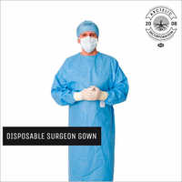 Blue Disposable Surgeon Gown