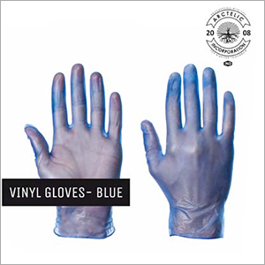 Blue Vinyl Gloves