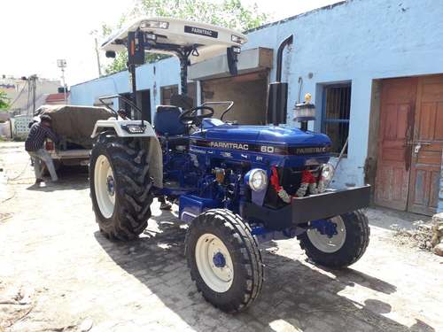 Farmtrac Tractor Fibre Hood - Color: Blue