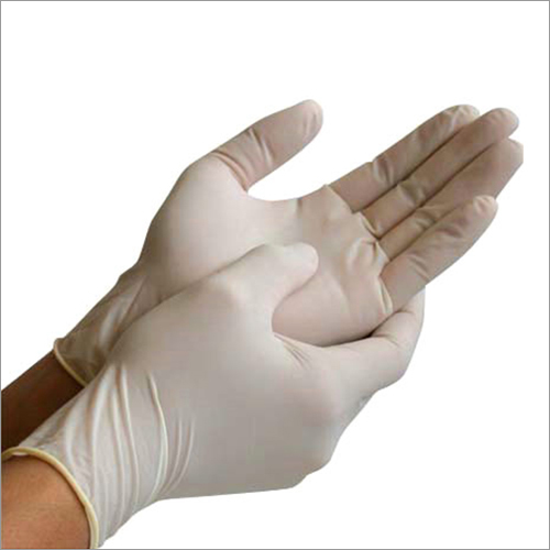Blue & White Sterile Surgical Gloves