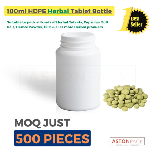 Herbal Tablet Packaging Bottles