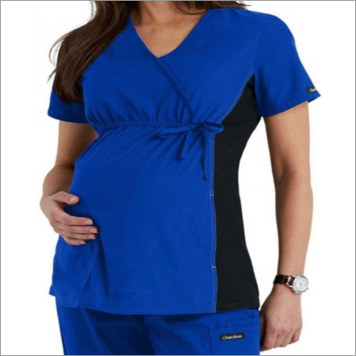 Blue Medical Pregnancy Uniform