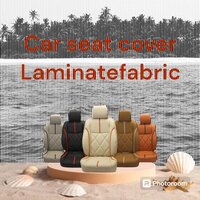 Car Seat Cover Foam Laminated Fabric - Leather Material, Customized Colors, Light In Weight, Washable Texture | High Tear Strength, Plain Pattern