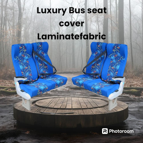 Luxury Bus Seat Cover Laminated Fabric - Attributes: Light In Weight