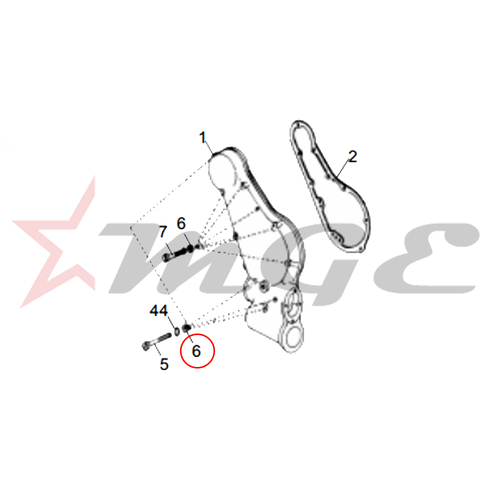 Sealing Washer, Copper For Royal Enfield - Reference Part Number - #144636/A