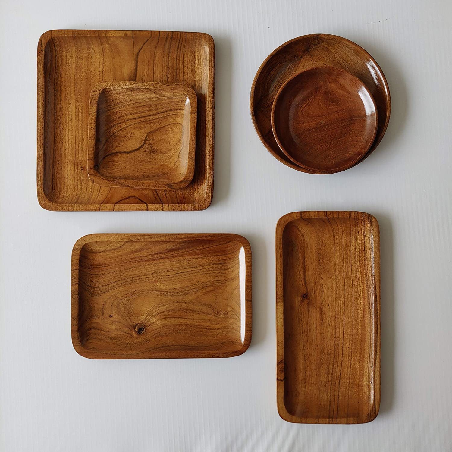 Platuro, Wooden Plates Combo Set