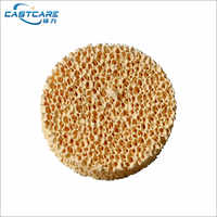 Round CC ZR0 Zirconia Ceramic Foam Filter