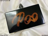 Personalized Name Resin Clutch Bag