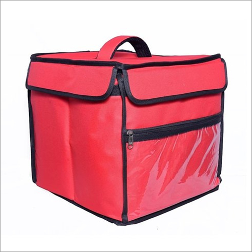 Red Zomato Food Delivery Insulated Bag