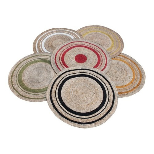 Natural Jute Placemats Round