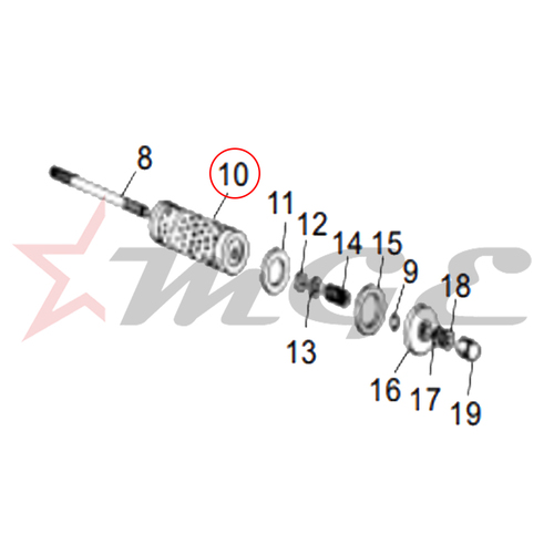 Oil Filter Element - CL For Royal Enfield - Reference Part Number - #140029/6