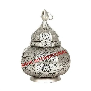 Silver Shiny Moroccan Lantern