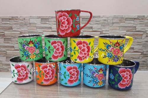Customize Hand Painted Enamel Mug