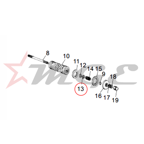 Washer - Oil Filter For Royal Enfield - Reference Part Number - #500617/A