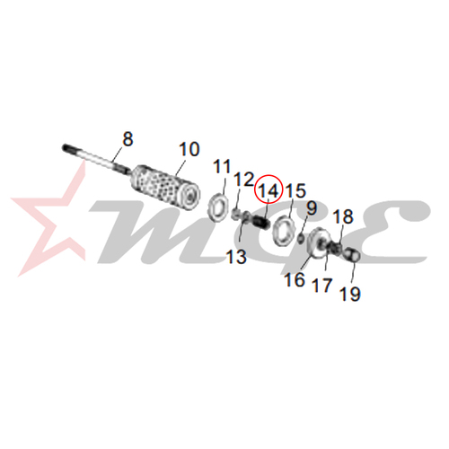 Spring - Oil Filter - AVL For Royal Enfield - Reference Part Number - #500637/B