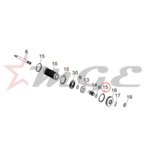 Gasket For Royal Enfield - Reference Part Number - #146660/A