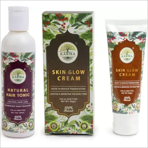 Natural Skin Glow Cream And Hair Tonic Combo Age Group: Adults