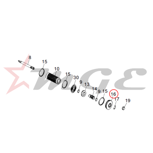 Cap - Oil Filter For Royal Enfield - Reference Part Number - #146662/C