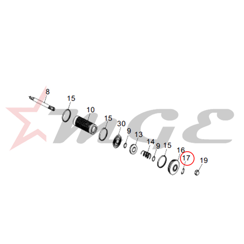 Copper Washer For Royal Enfield - Reference Part Number - #146661/A