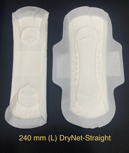 240MM(L) Fluffy Drynet Straight Sanitary Pads