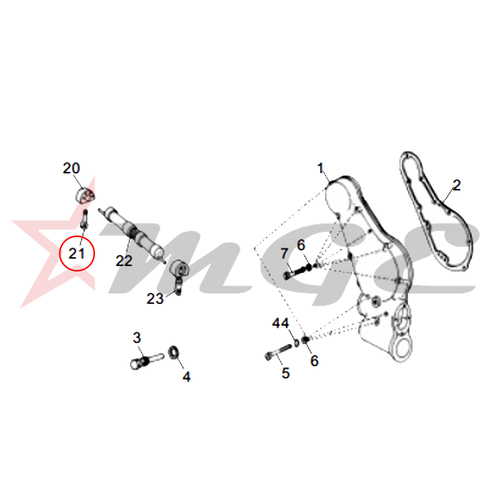 Plunger - Feed Oil Pump For Royal Enfield - Reference Part Number - #140043/A