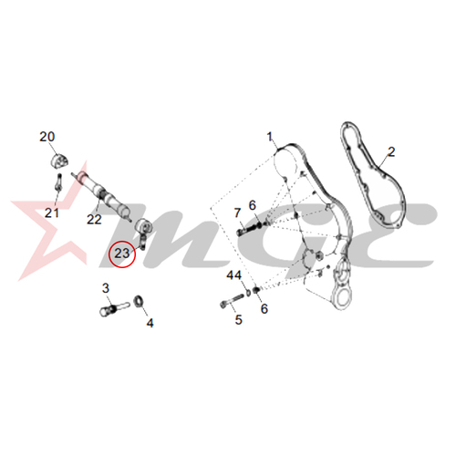 Plunger - Return Oil Pump For Royal Enfield - Reference Part Number - #140044/A