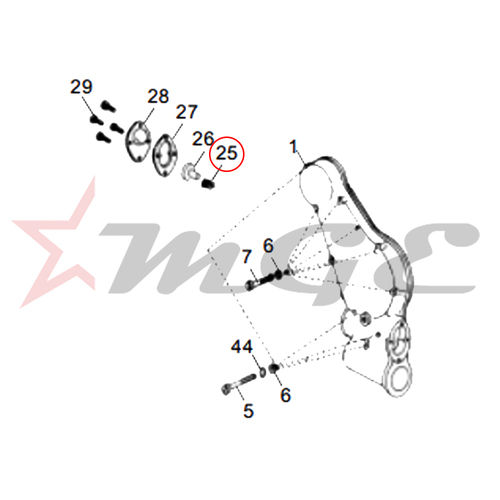 As Per Photo Spring - Oil Pump For Royal Enfield - Reference Part Number - #144134