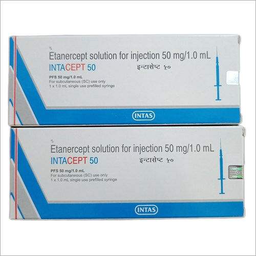 50 Etanercept Solution For Injection