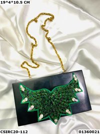 Bridal Handmade Resin Clutch Bag