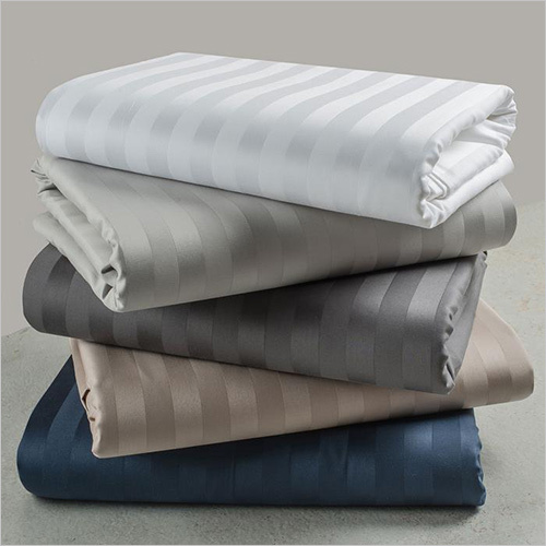 Satin Stripe Single Bed Sheet