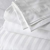 Satin Stripe Single Bed Sheet